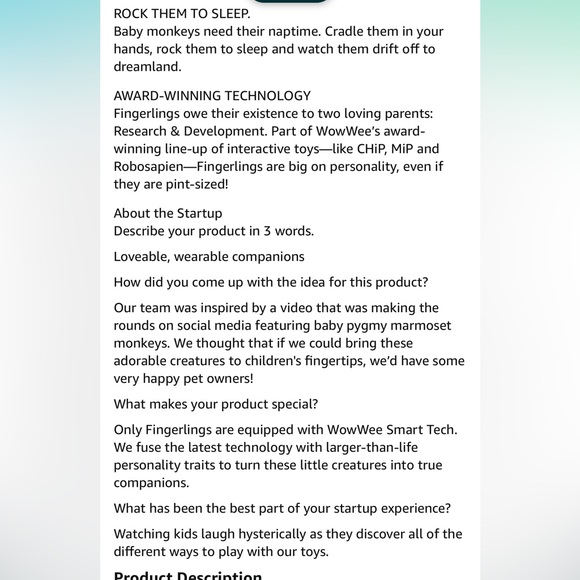 2pc Collectibles FINGERLINGS Interactive Kids Toys [{Monkey Baby & Sloth Baby]} - Picture 9 of 17